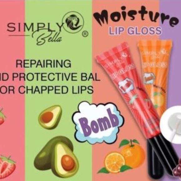 SIMPLY BELLA - Moisture Lipgloss, 2 DZ - Picture 2 of 2